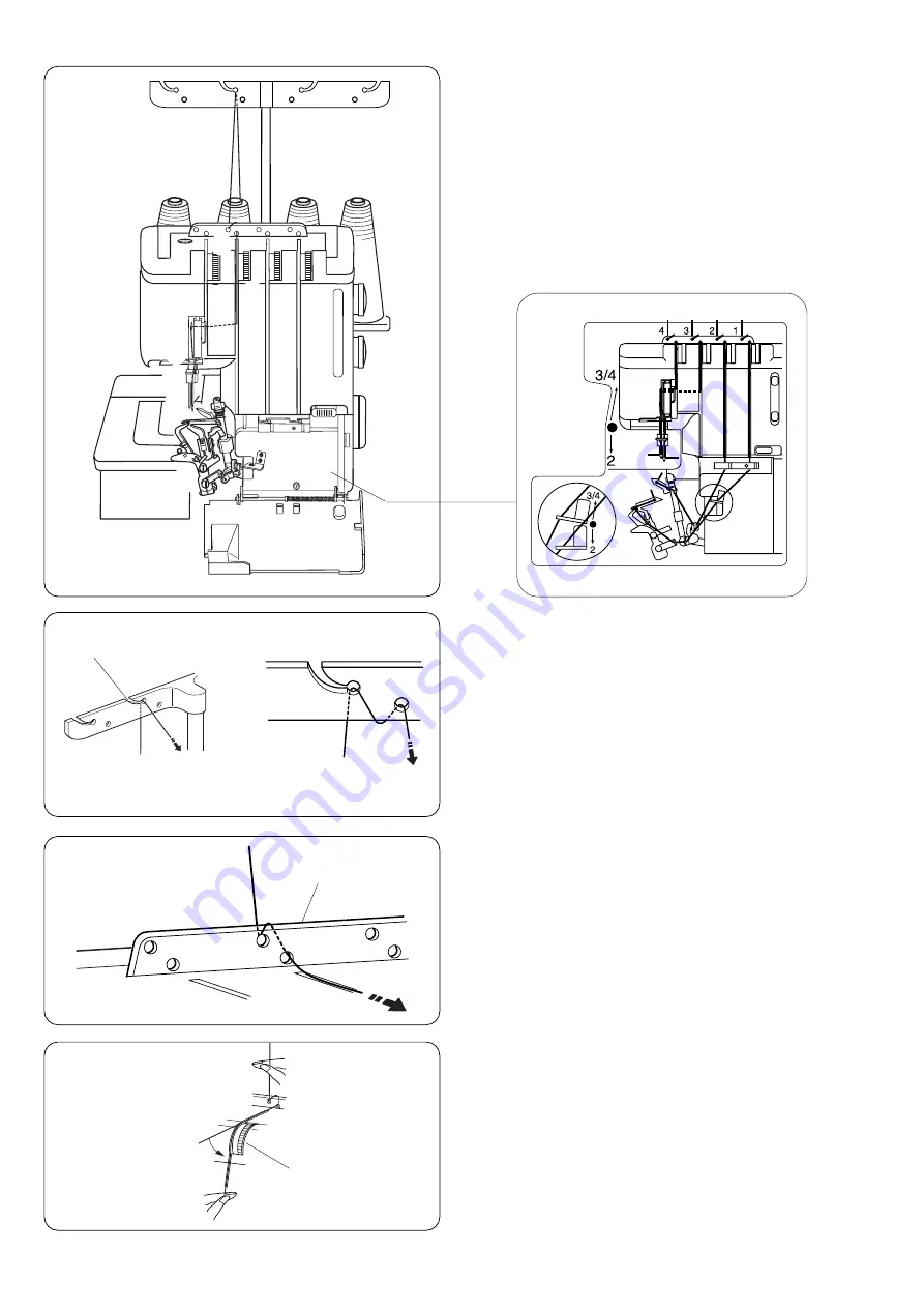 Janome My Lock 744D Instruction Book Download Page 50