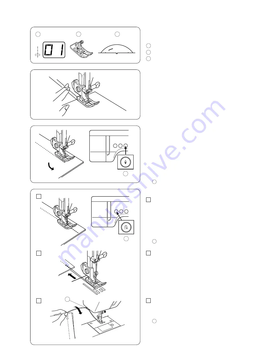 Janome OC 6260 Instruction Book Download Page 19