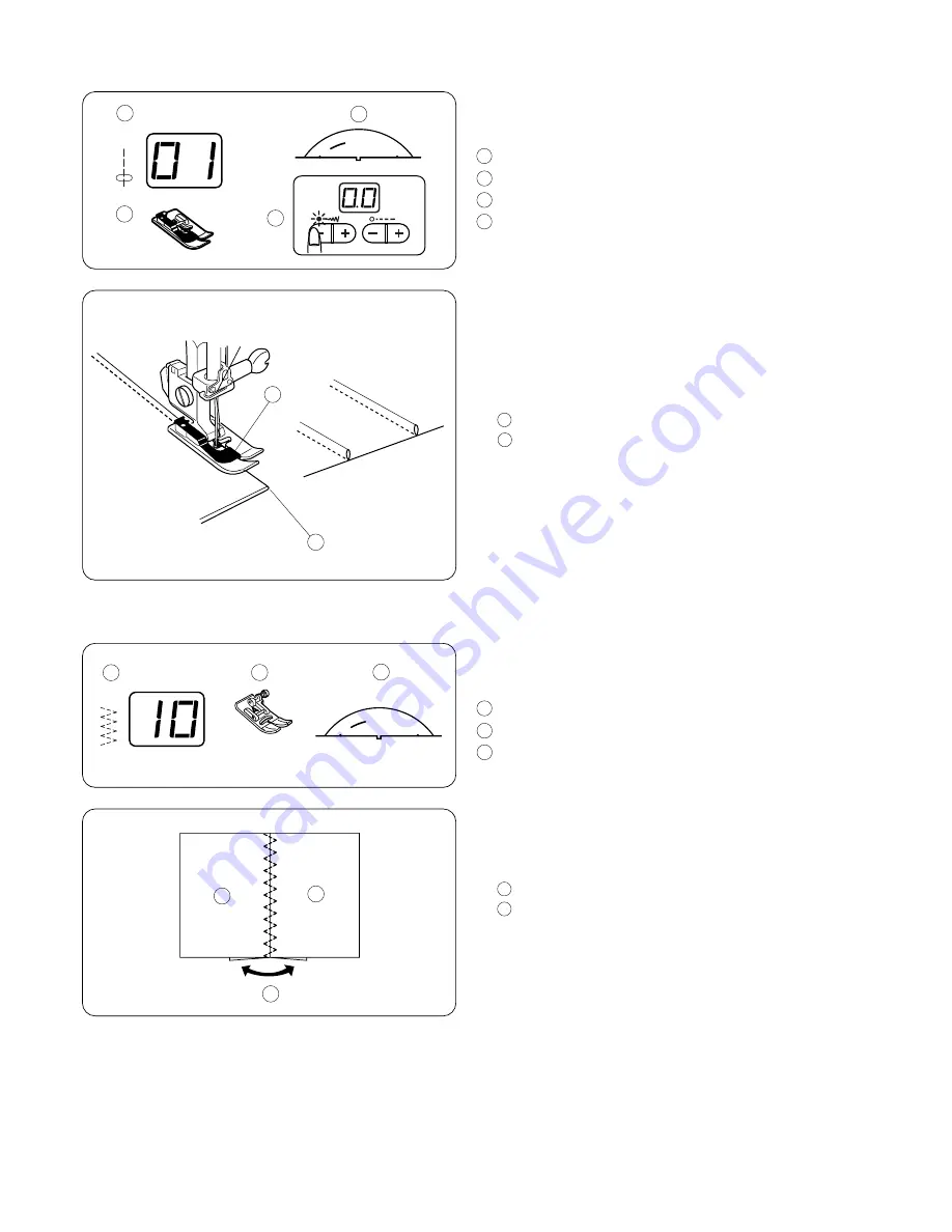 Janome OC 6260 Instruction Book Download Page 42