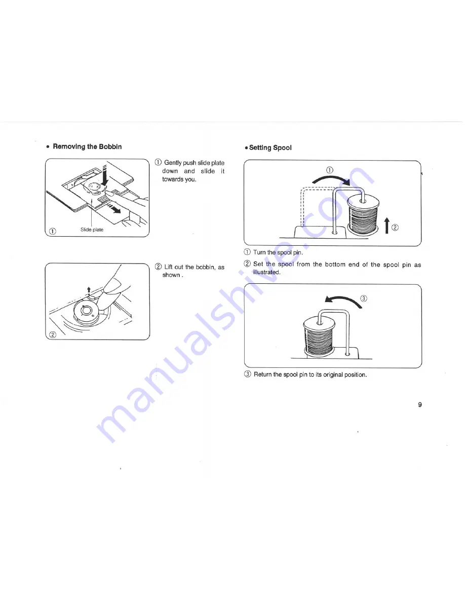 Janome S750 Instruction Book Download Page 13