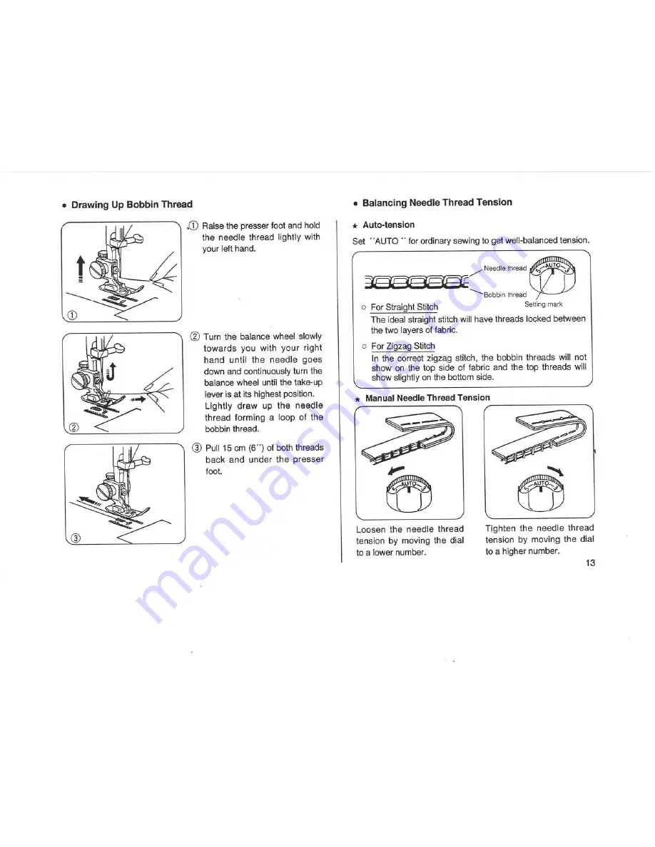 Janome S750 Instruction Book Download Page 17