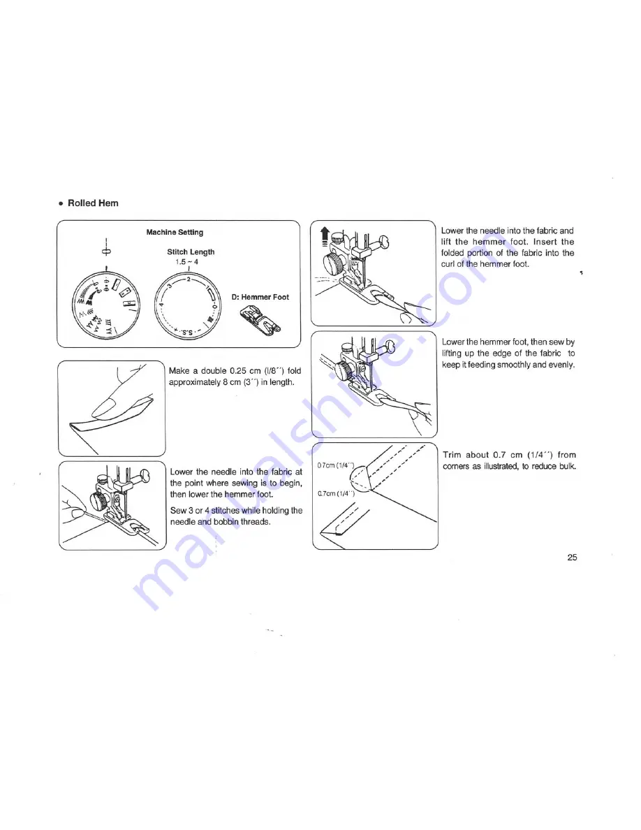 Janome S750 Instruction Book Download Page 29