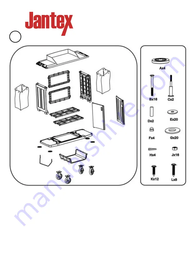 Jantex DL012 Assembly Instructions Manual Download Page 1