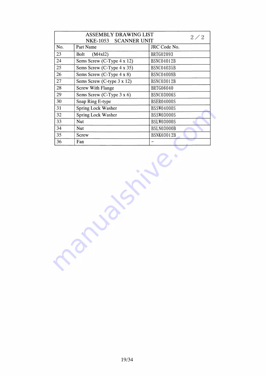 Japan Radio Co. JMA-1011 Field Service Manual Download Page 21