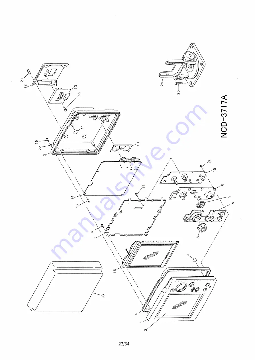 Japan Radio Co. JMA-1011 Field Service Manual Download Page 24