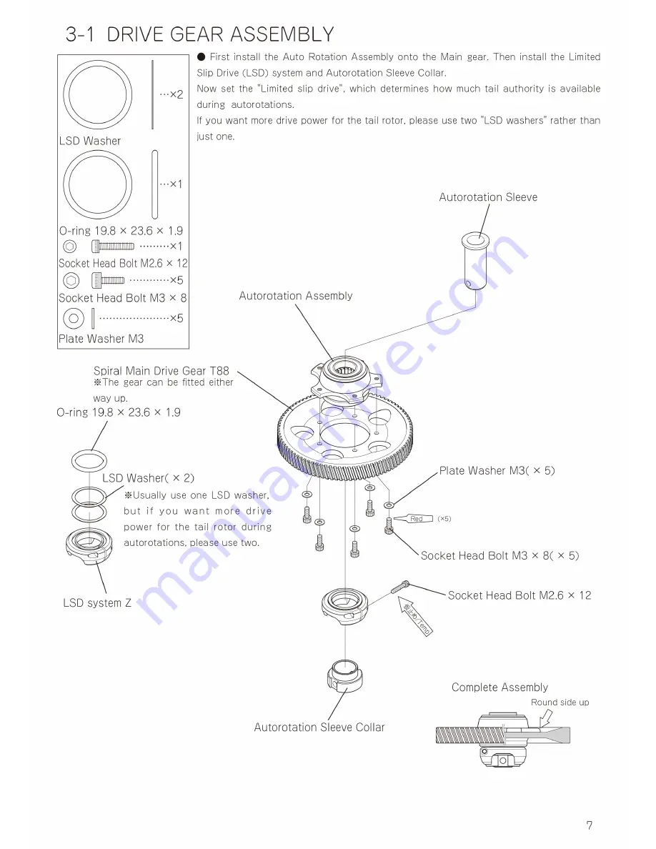 Japan Remote Control GSR260Z Sports Supplemental Manual Download Page 7