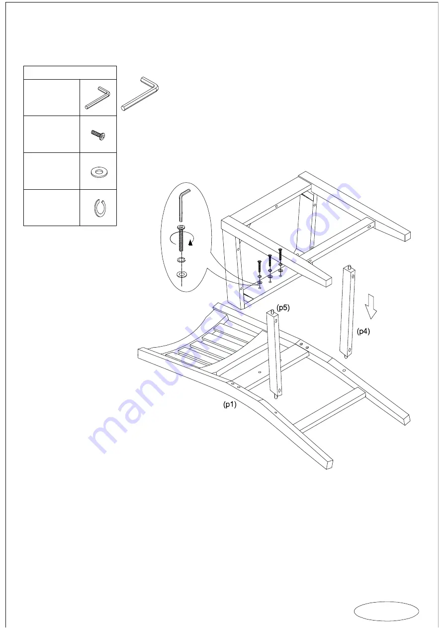 Jar Furniture VICTORIA CY679 Assembly Instructions Manual Download Page 5