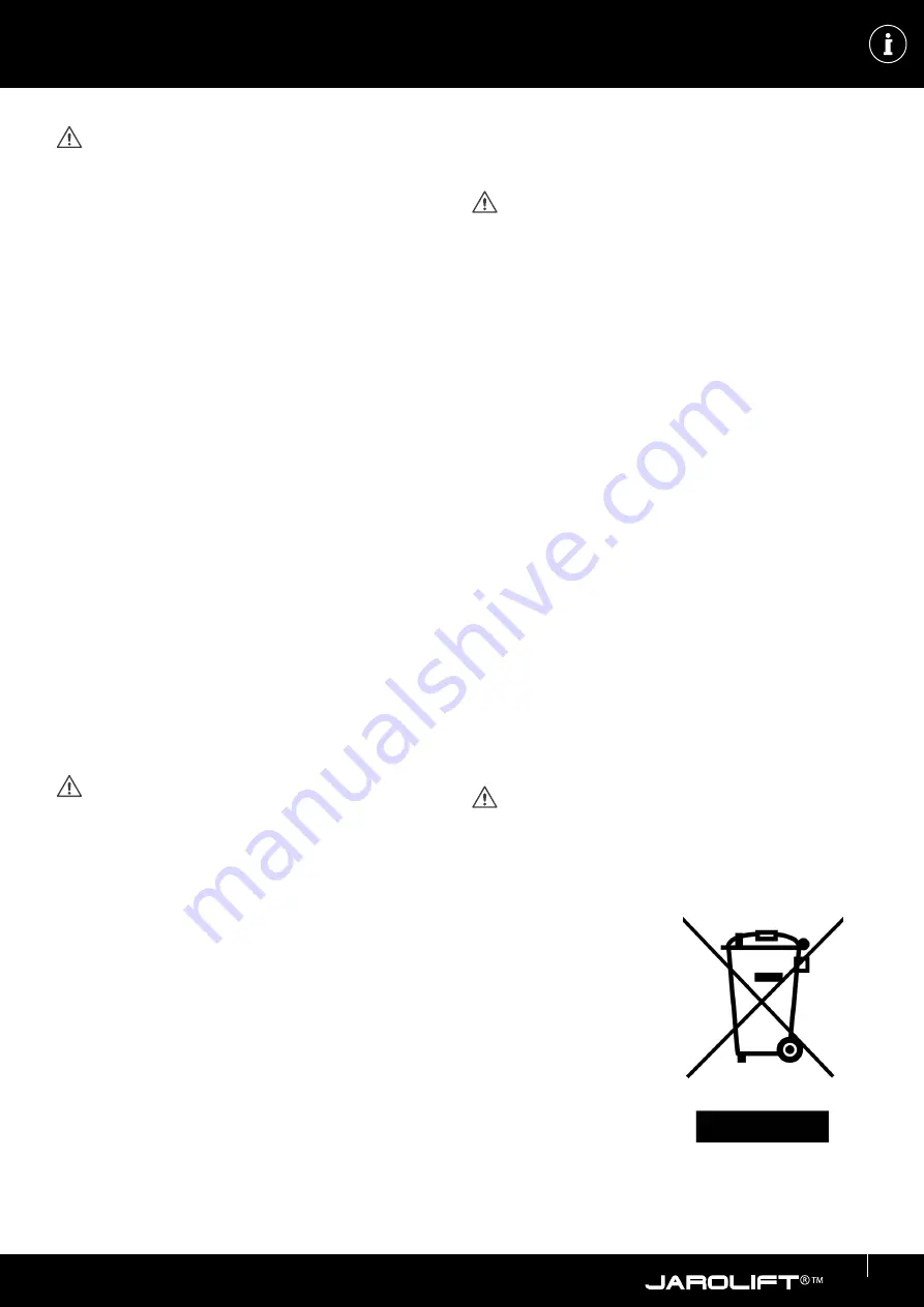 JAROLIFT TDEF10-13 Original Assembly And Operating Instructions Download Page 5