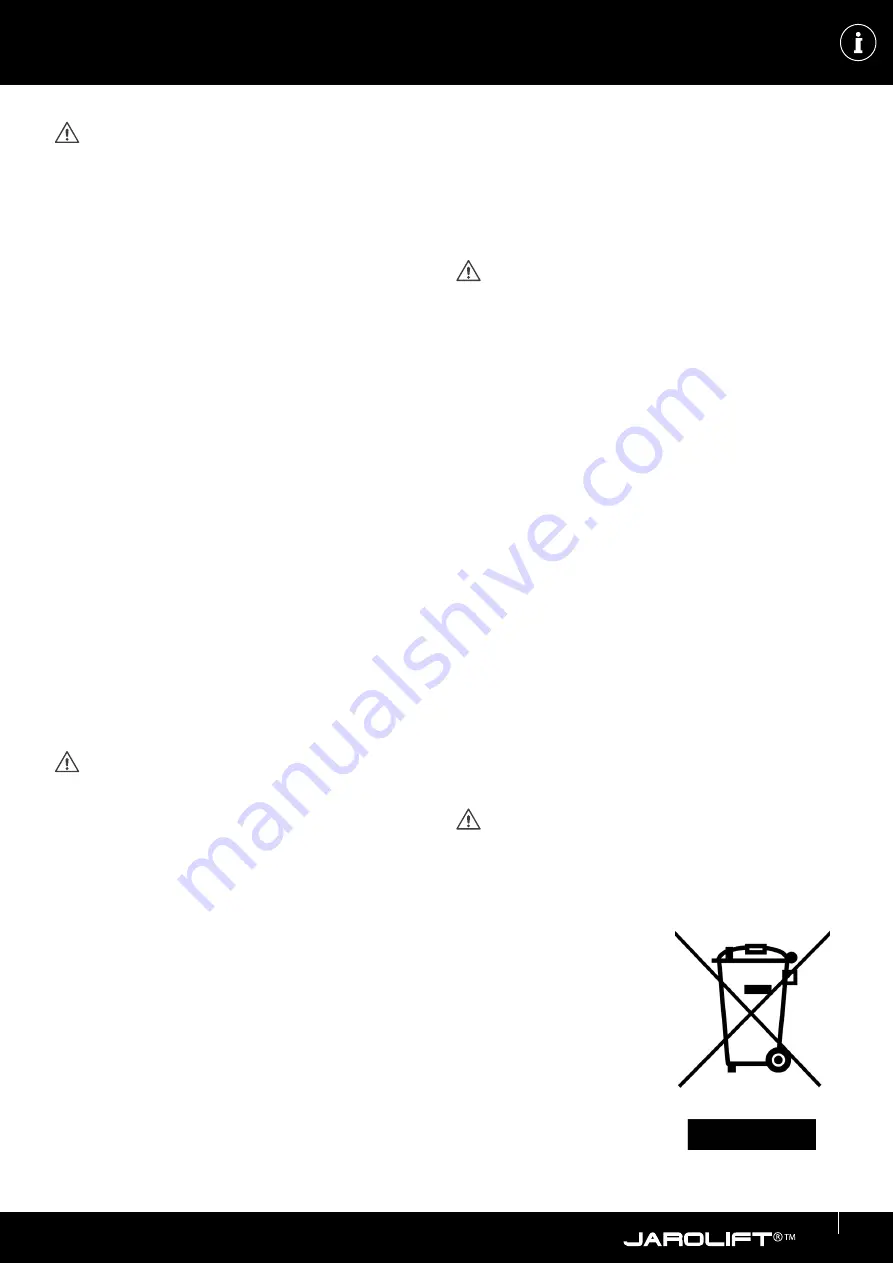 JAROLIFT TDEF10-13 Original Assembly And Operating Instructions Download Page 11