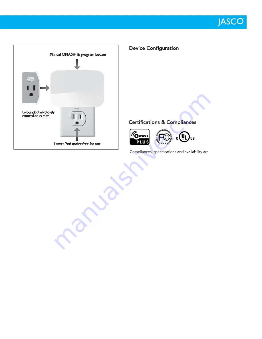 Jasco Z-Wave 28168 Manual Download Page 4