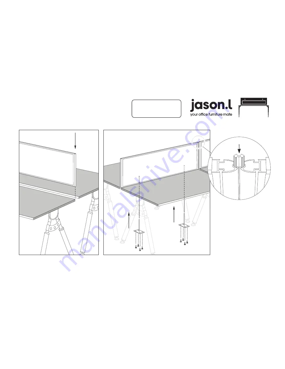 Jason.L Elements 6 Person Workstation Скачать руководство пользователя страница 6