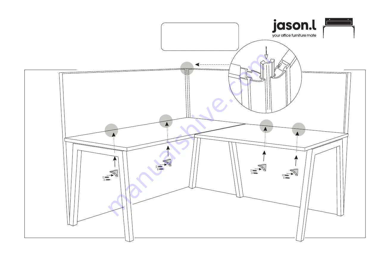 Jason.L Horizon L-Shaped Quadro A Assembly Instructions Manual Download Page 9