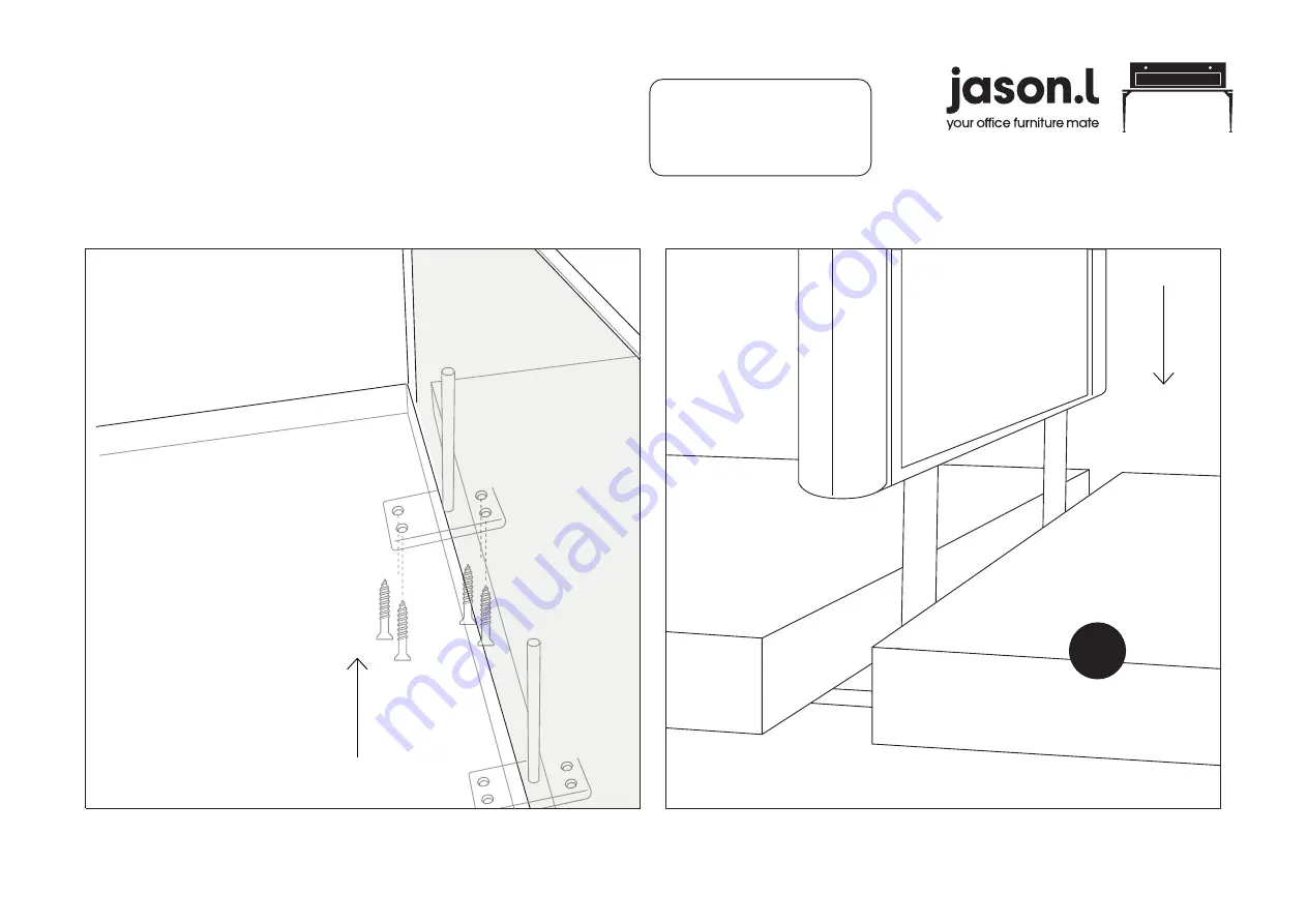 Jason.L Quadro Loop Legs 6P 120 Degree Workstation with... Скачать руководство пользователя страница 9