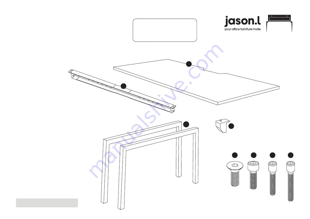 Jason.L Quadro Square Assembly Instructions Manual Download Page 2