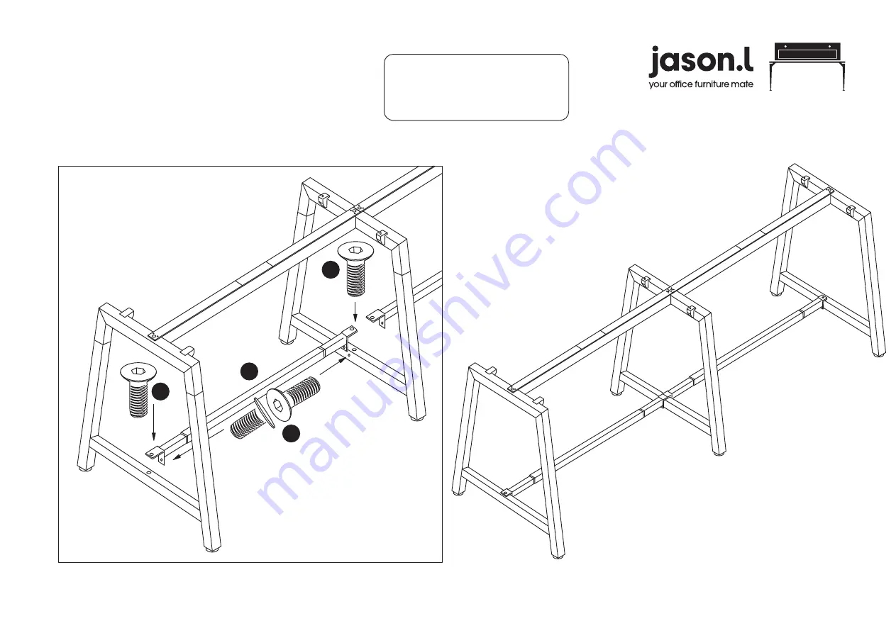 Jason.L Quadro Wood A leg Counter table Radius... Скачать руководство пользователя страница 9