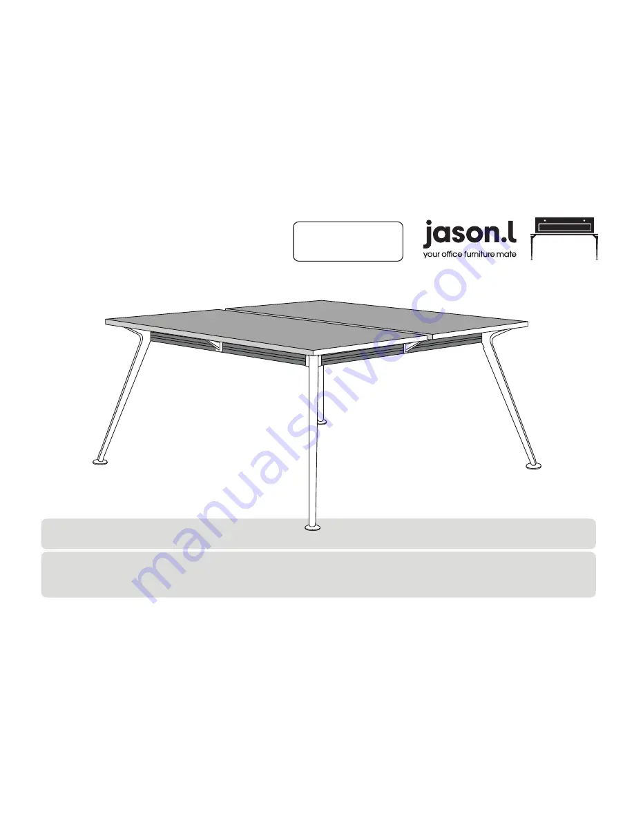 Jason.L San Fran System 2 Person Workstation Installation Manual Download Page 1