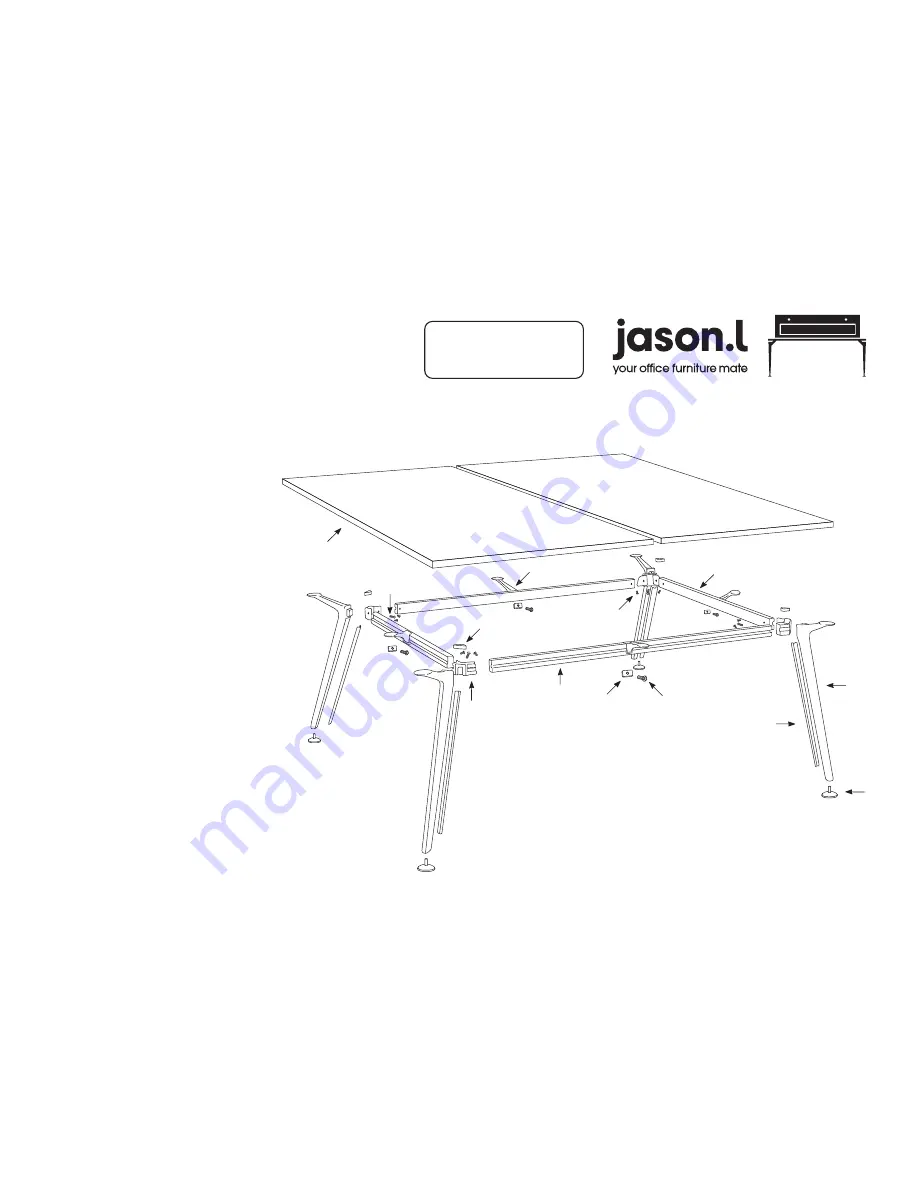 Jason.L San Fran System 2 Person Workstation Installation Manual Download Page 2