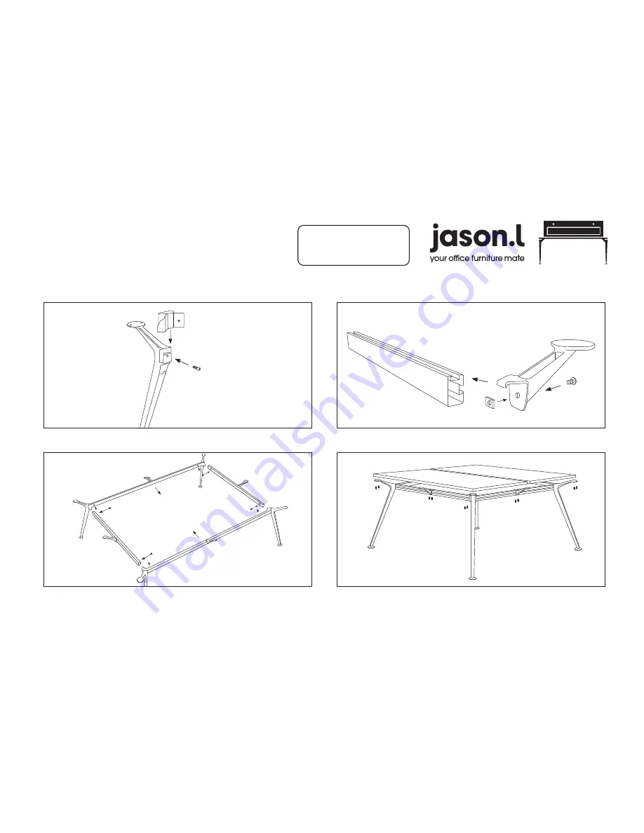 Jason.L San Fran System 2 Person Workstation Installation Manual Download Page 3