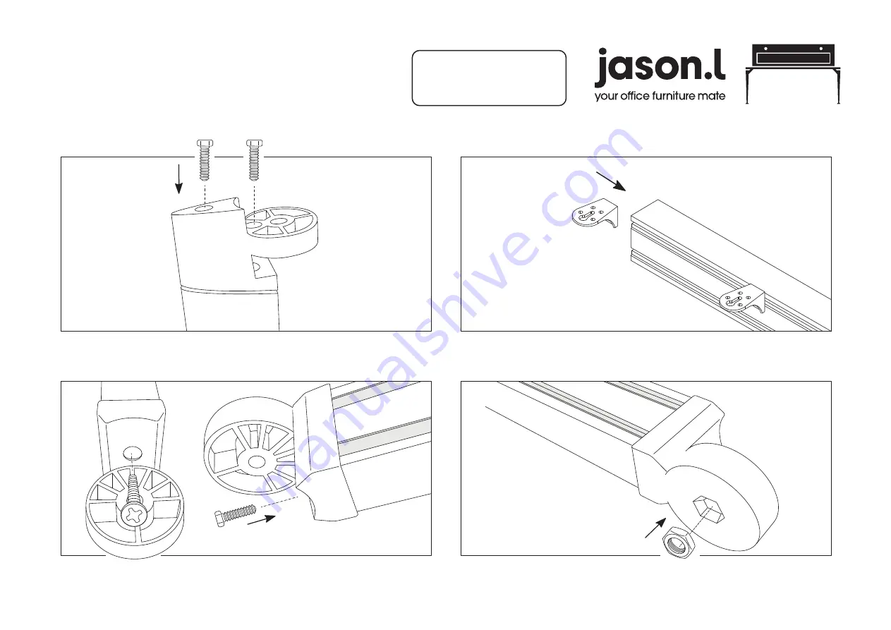 Jason.L Switch System 6 Person Workstation Скачать руководство пользователя страница 3