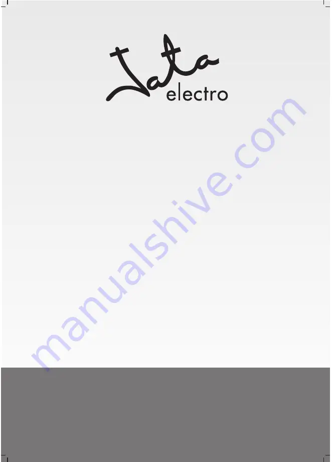 Jata electro CA704 Instructions Of Use Download Page 1