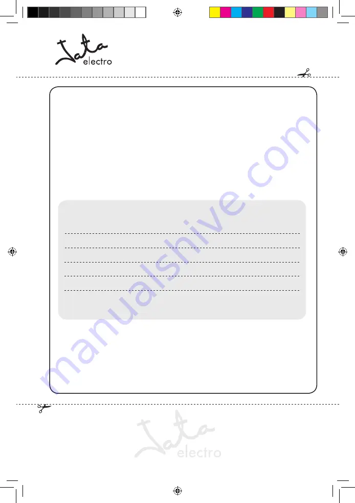 Jata electro GR213 Instructions For Use Manual Download Page 24