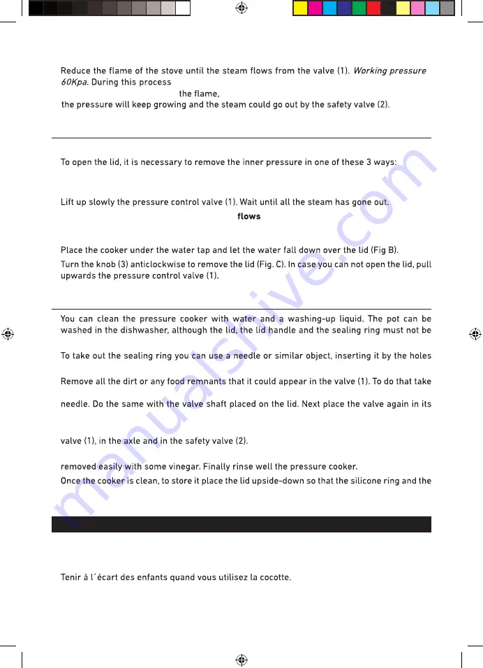 Jata hogar OPC4 Instructions Of Use Download Page 9