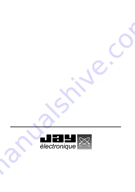 Jay electronique Orion OREL Installation And User Technical Manual Download Page 66