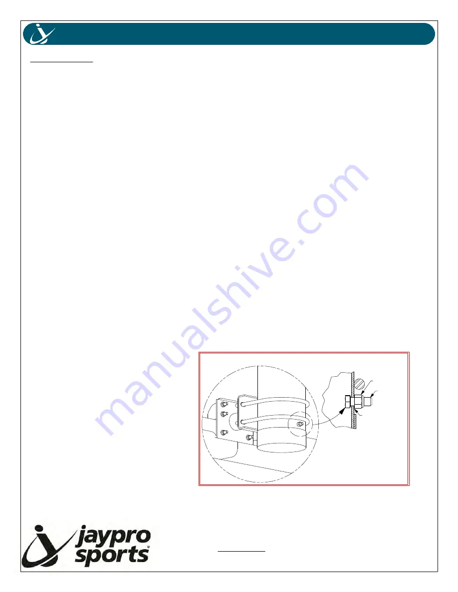 Jaypro Sports SMHA Installation And Maintenance Manual Download Page 2