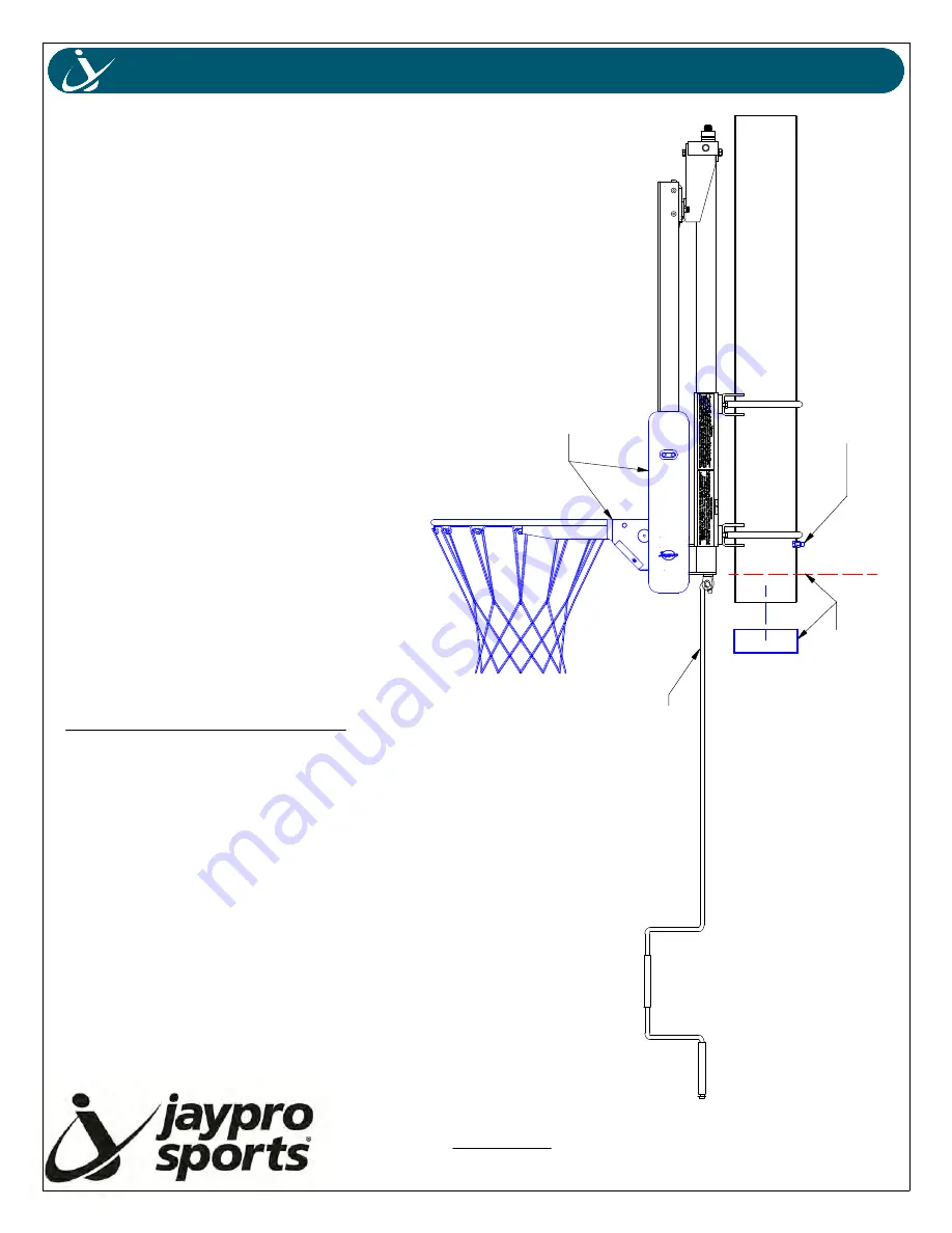 Jaypro Sports SMHA Installation And Maintenance Manual Download Page 7