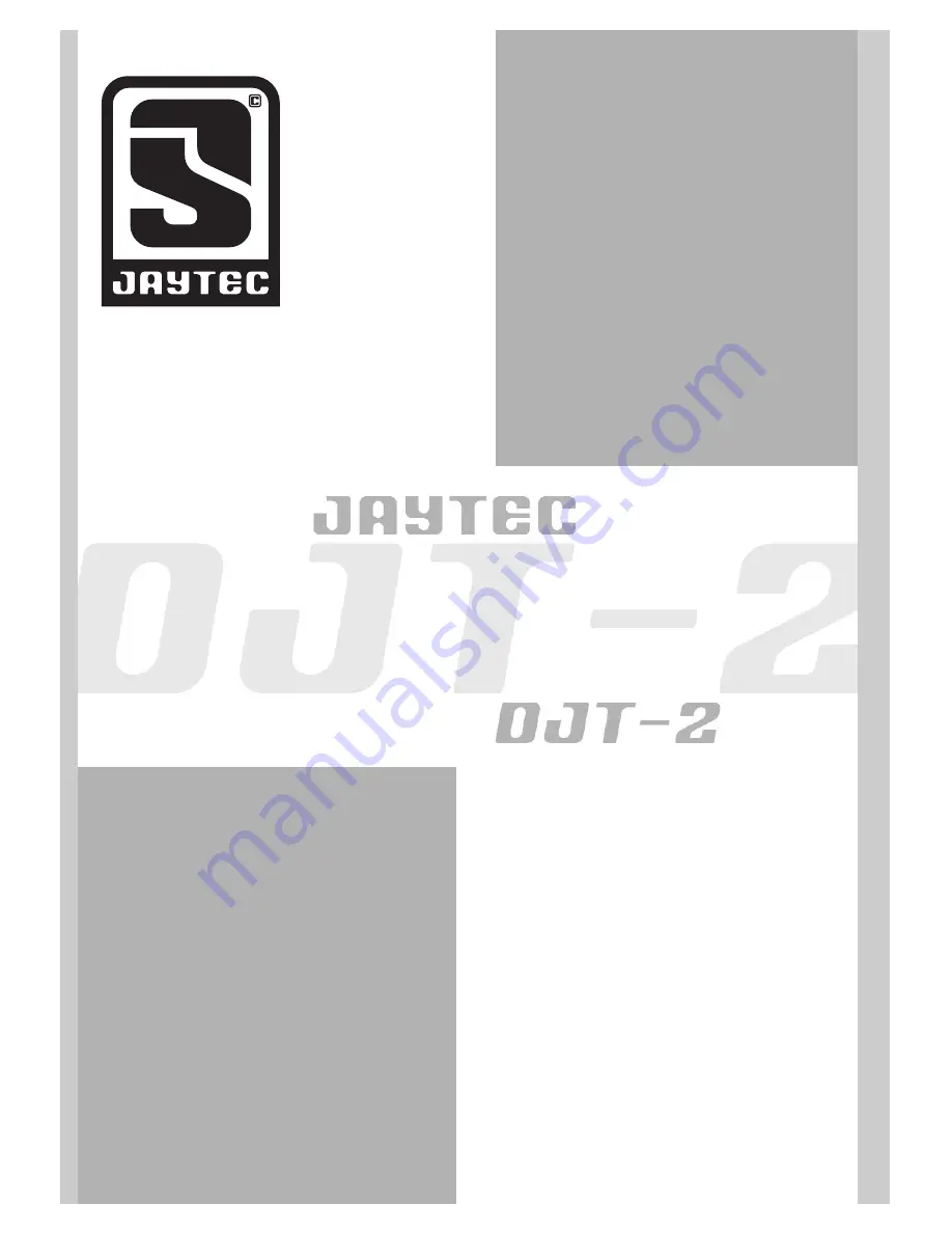 jaytec DJT-2 Instruction Manual Download Page 1