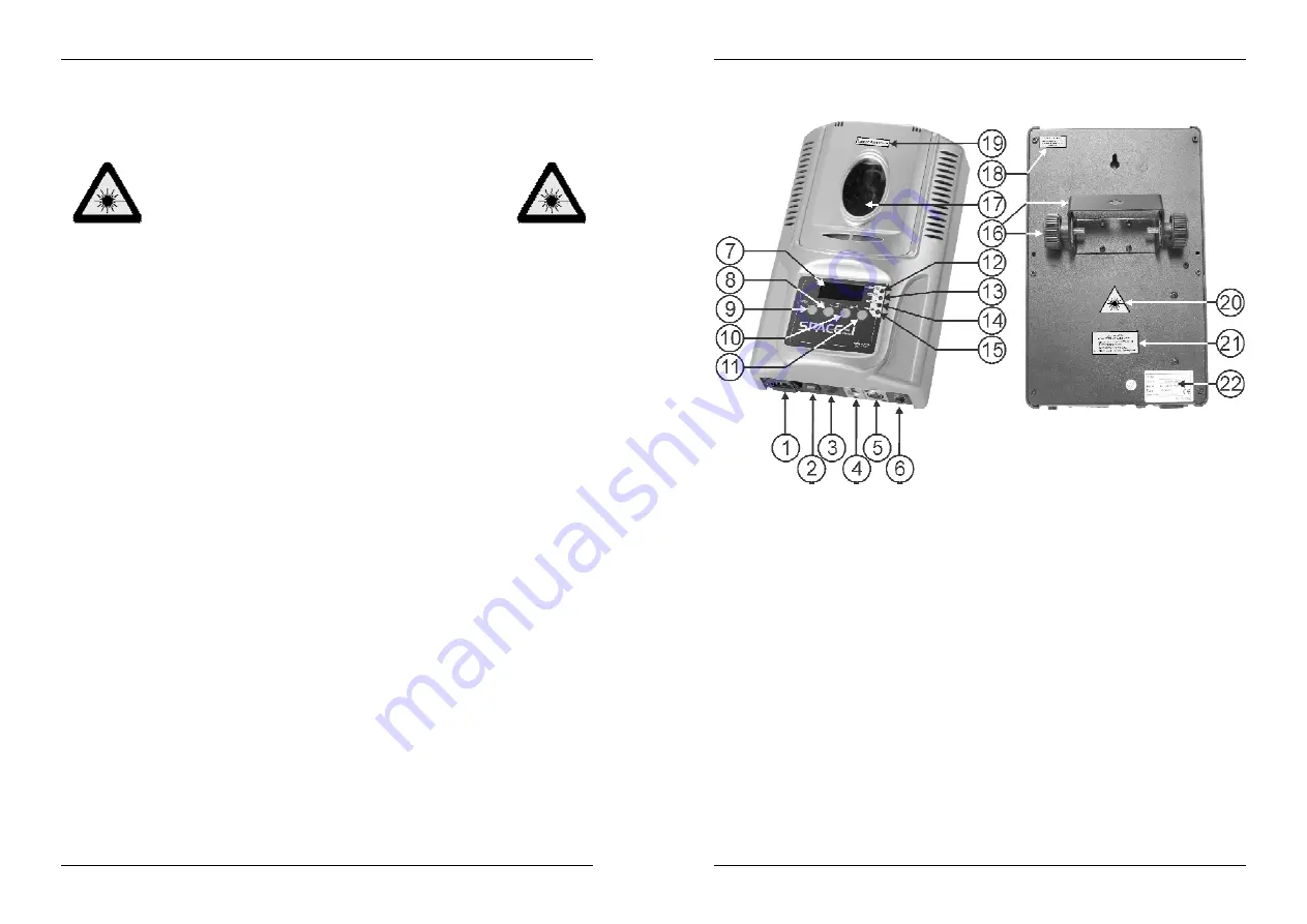 JB Systems Light SPACE-1 Laser Скачать руководство пользователя страница 4