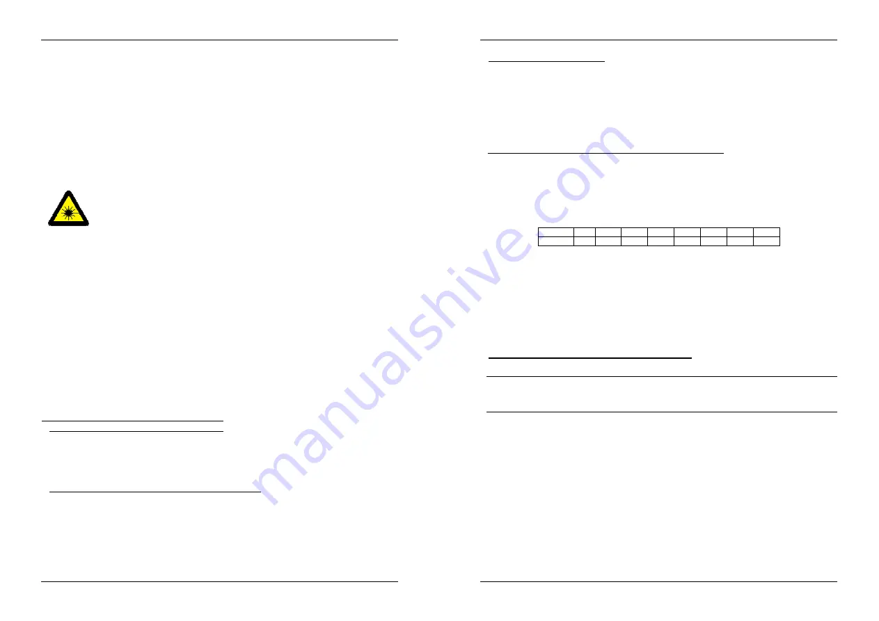 JB Systems Light SPACE COLOR Laser Operation Manual Download Page 14