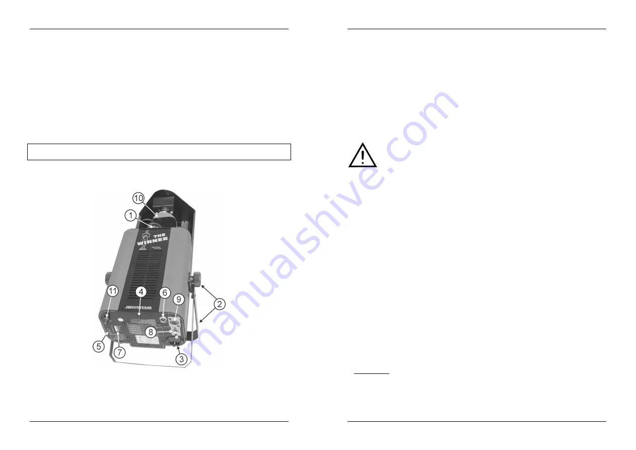 JB Systems Light Winner II Operation Manual Download Page 20