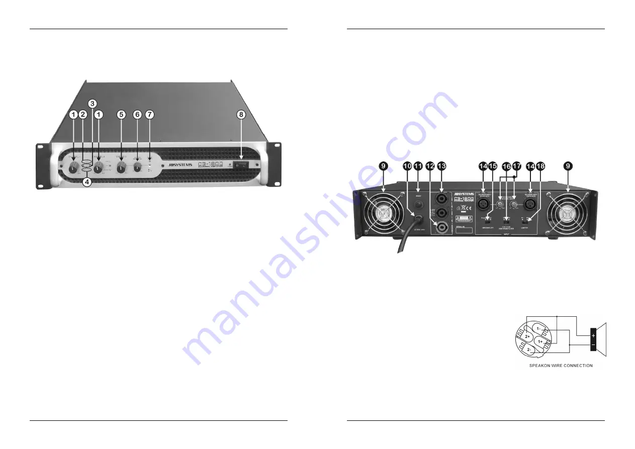 JB Systems C3-1800 Operation Manual Download Page 20