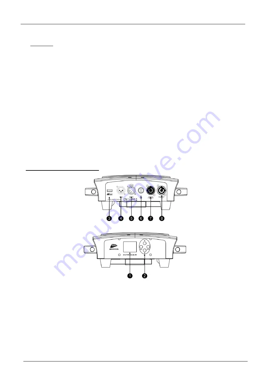 JB Systems INTRUDER Operation Manual Download Page 5