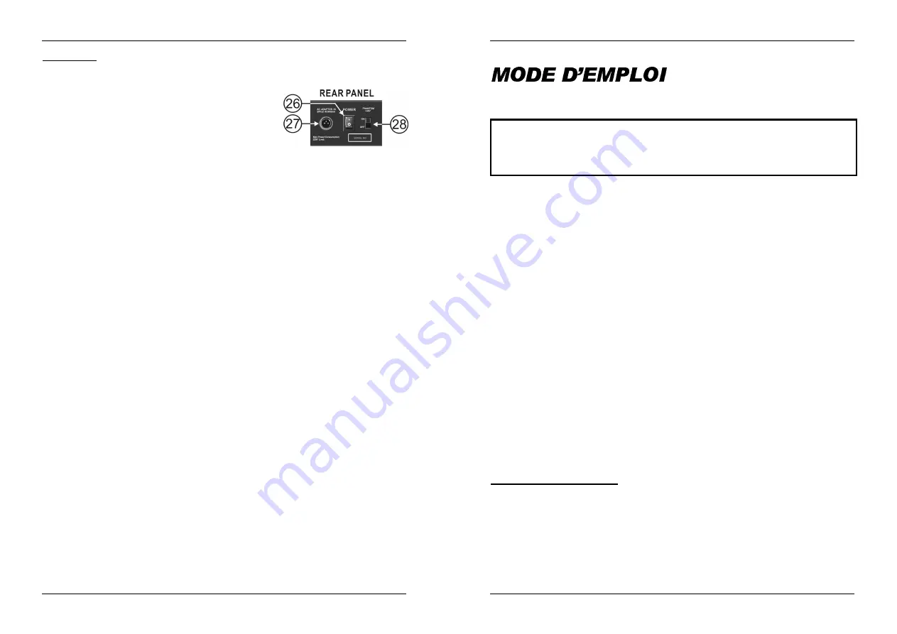 JB Systems MM 14D Скачать руководство пользователя страница 6