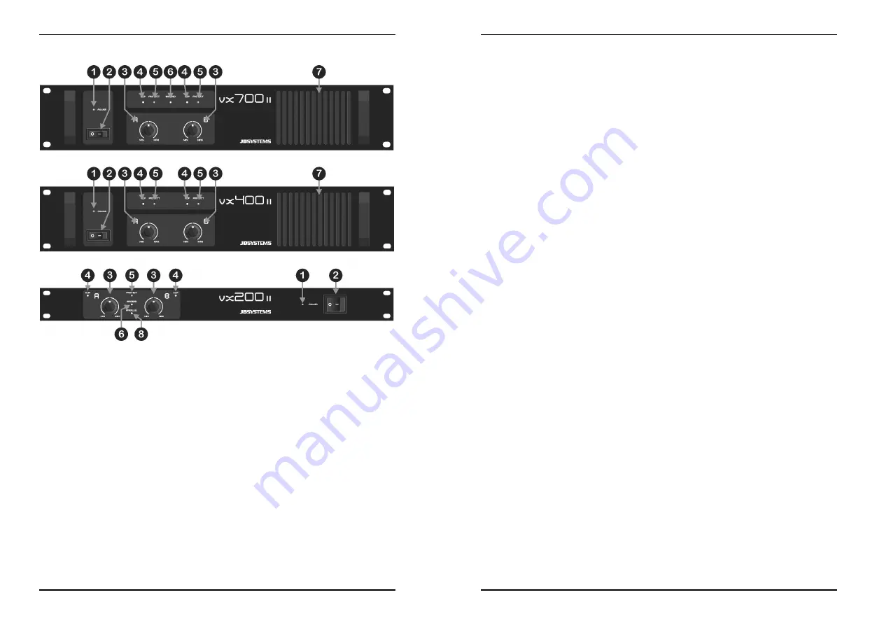 JB Systems VX 200-II Скачать руководство пользователя страница 20