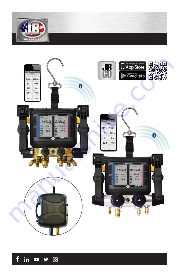 JB DM4-W Operating Manual Download Page 1