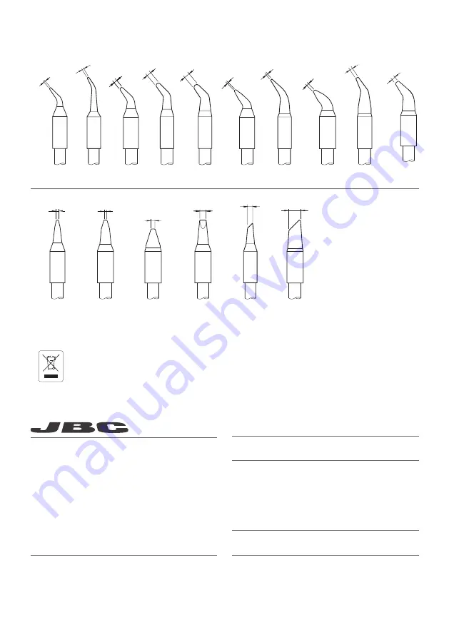 jbc AL251 Manual Download Page 4