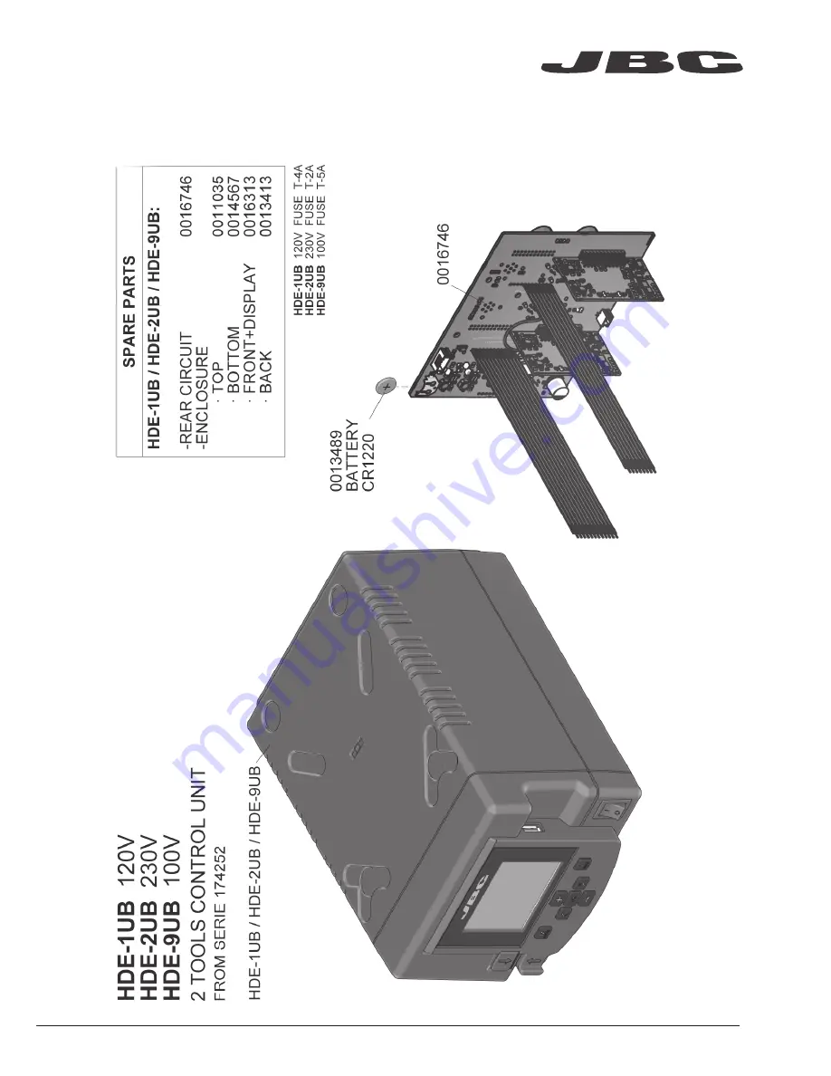 jbc HDE-1UB Скачать руководство пользователя страница 43