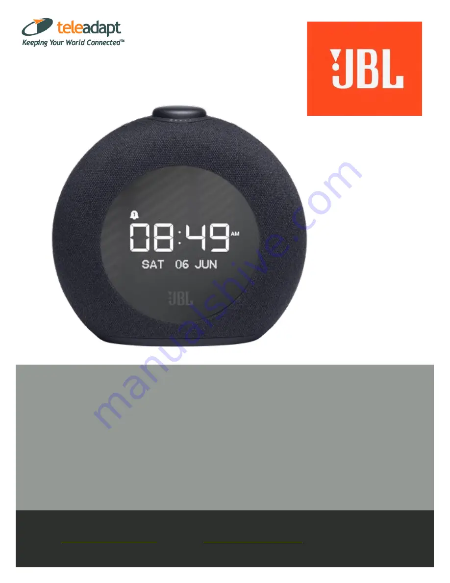 JBL 0072669 Скачать руководство пользователя страница 1