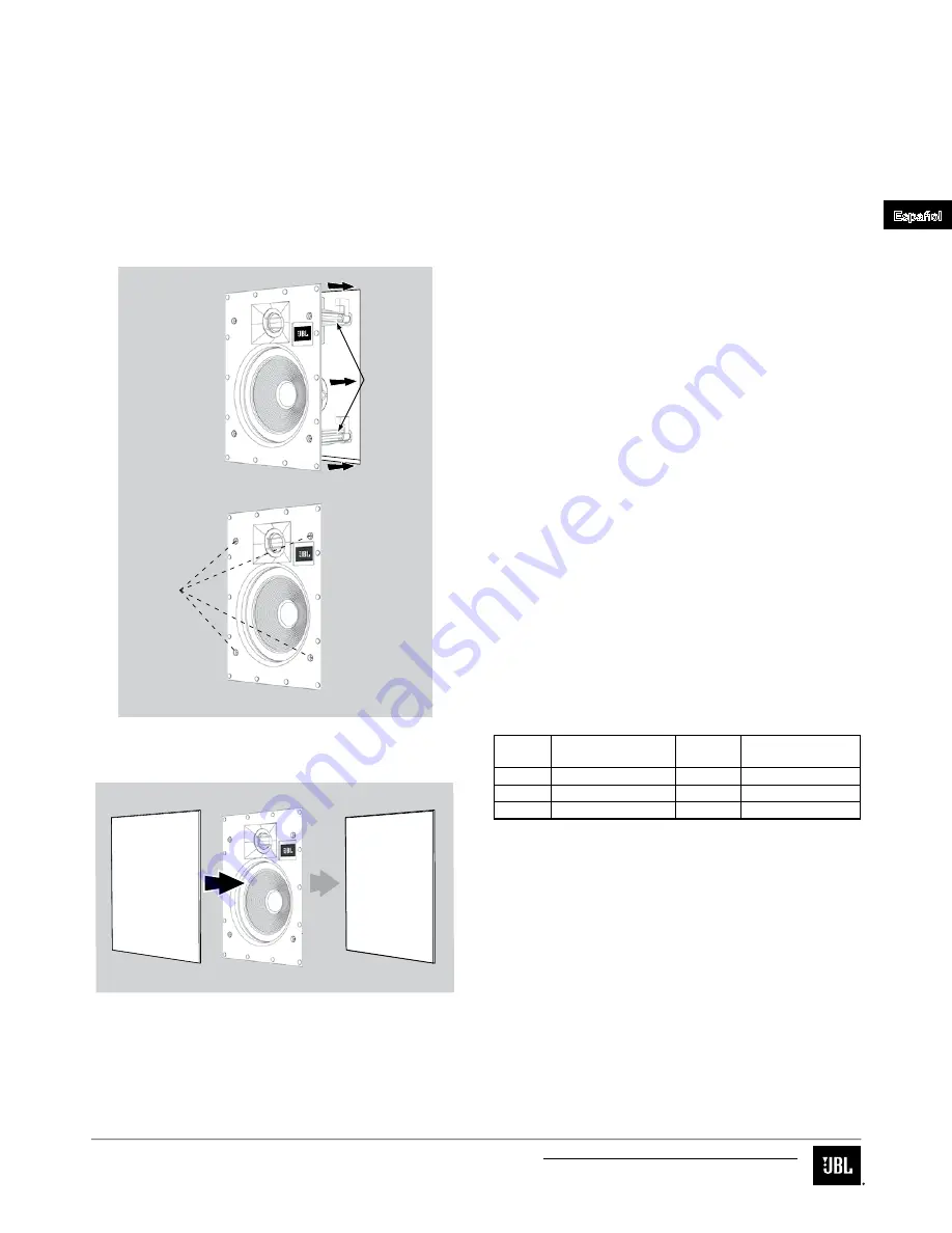 JBL ARENA 55IW Instruction Manual Download Page 18