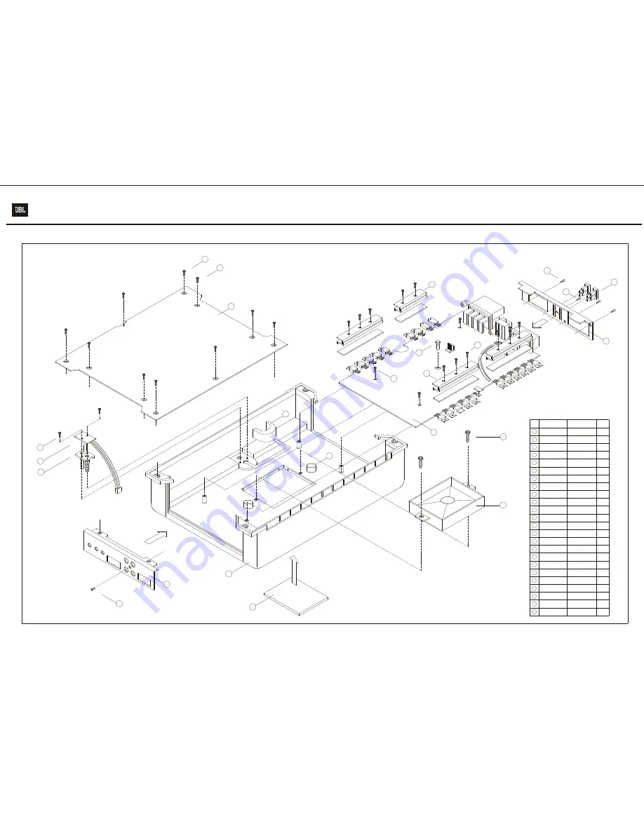 JBL BP600.1 Service Manual Download Page 16