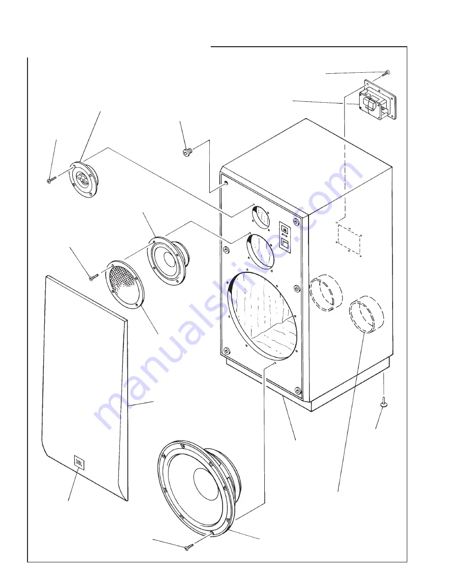 JBL CF150 Technical Manual Download Page 2