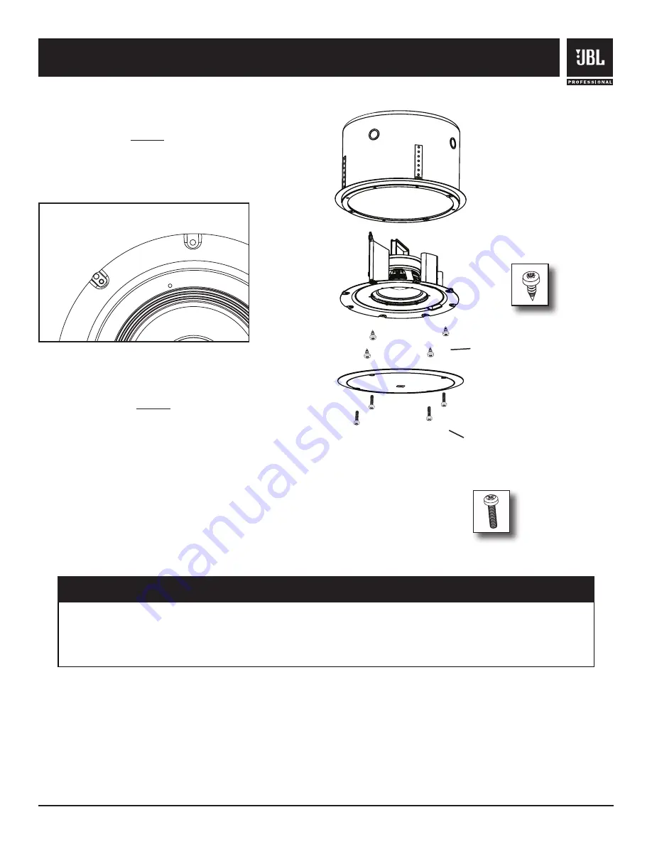 JBL Control Control 226CT Скачать руководство пользователя страница 9