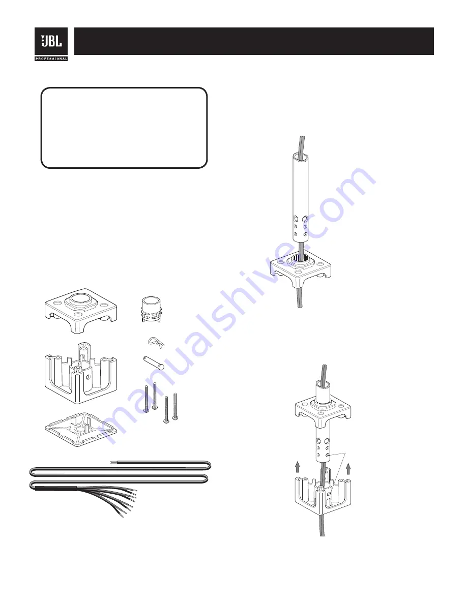 JBL Control CRV Owner'S Manual Download Page 11