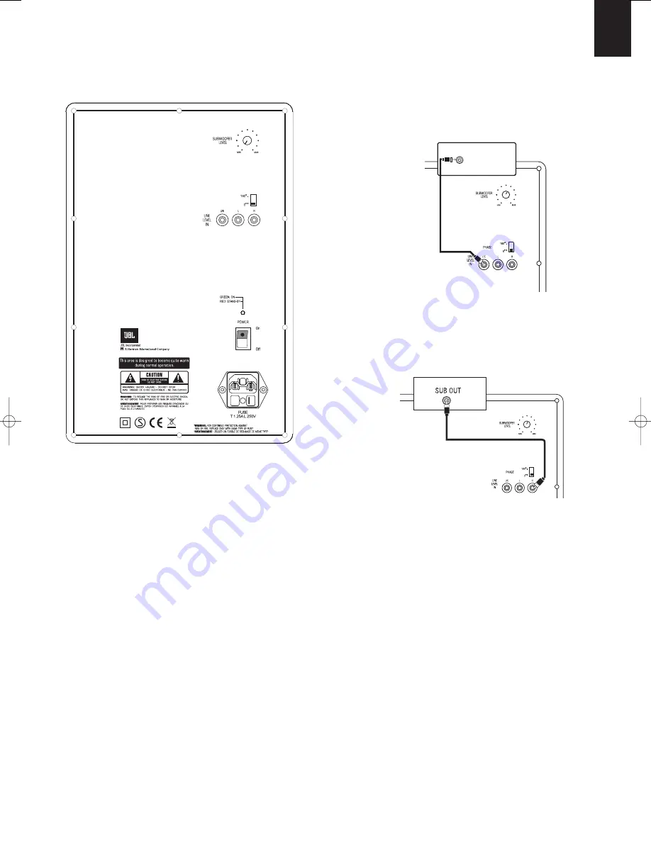 JBL CS680 (230V) Owner'S Manual Download Page 7