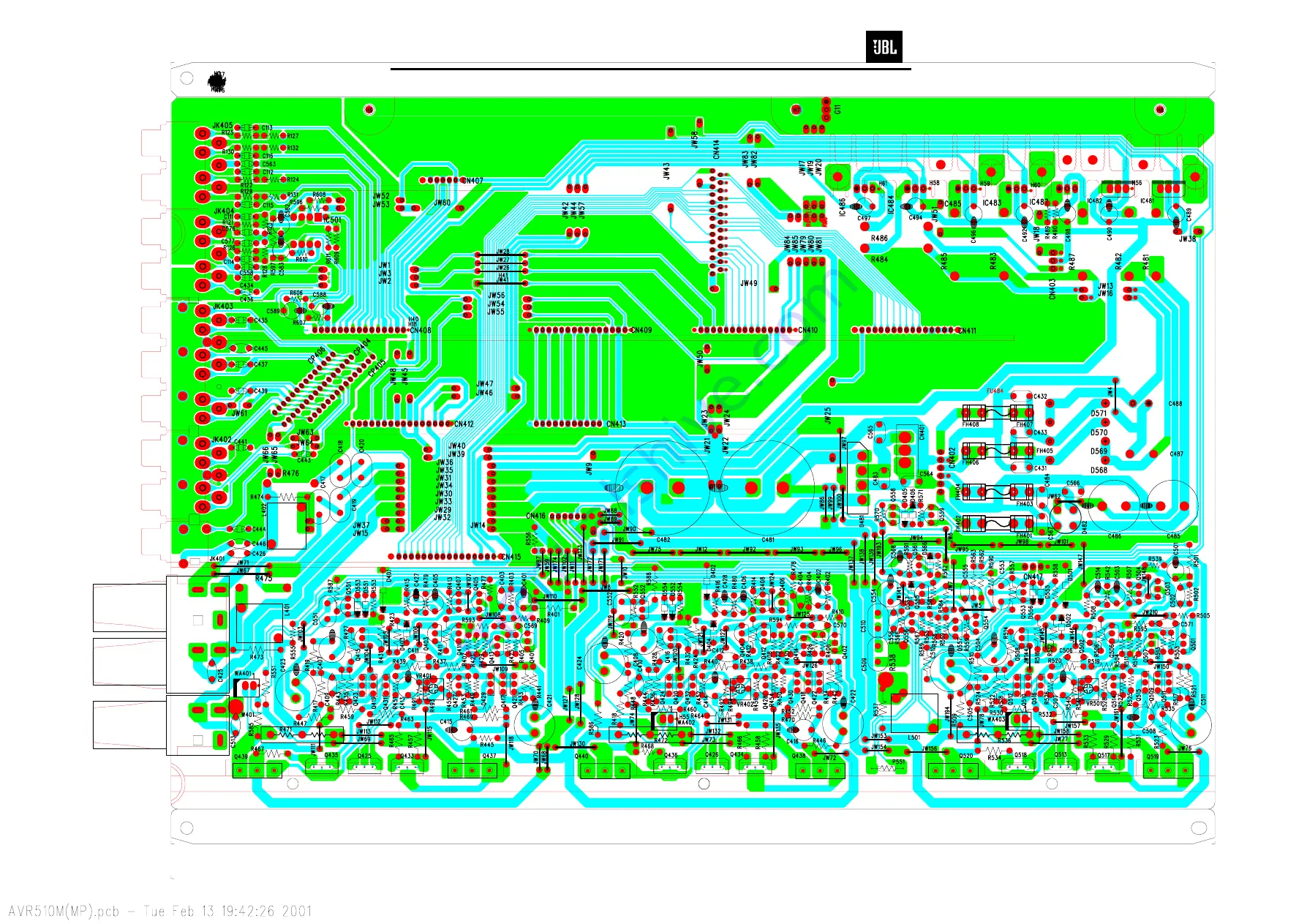 JBL DCR600 Service Manual Download Page 36