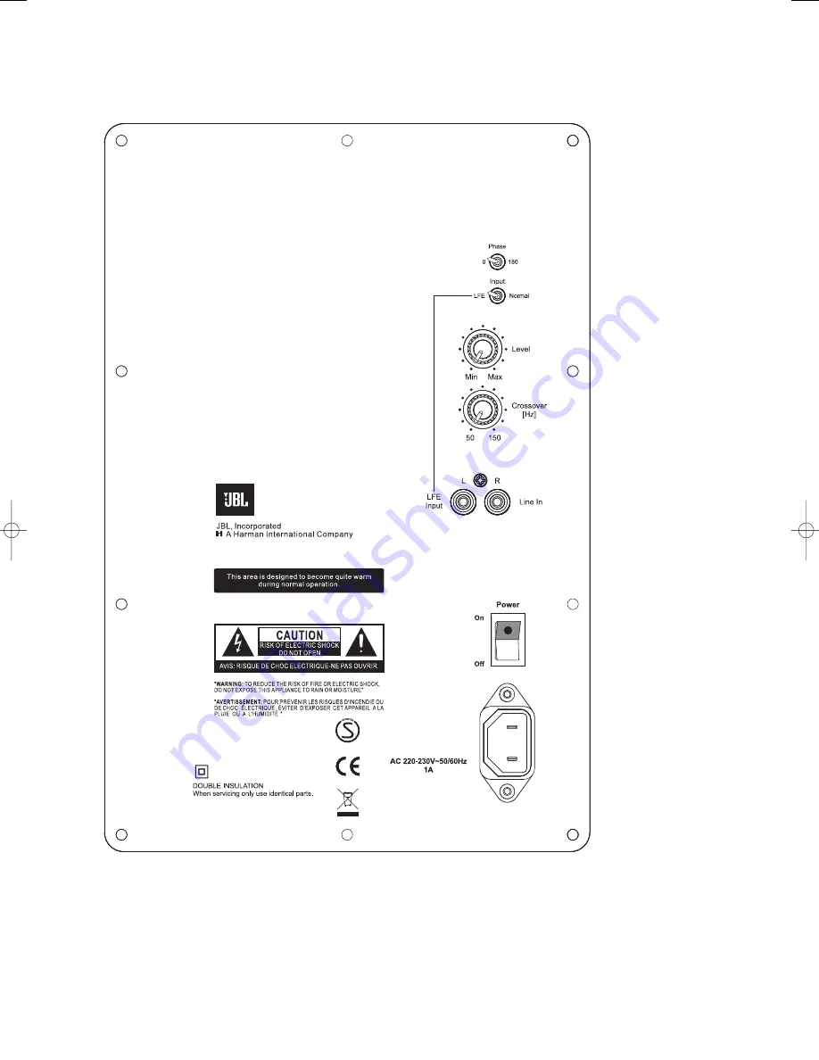 JBL ES250P Owner'S Manual Download Page 4