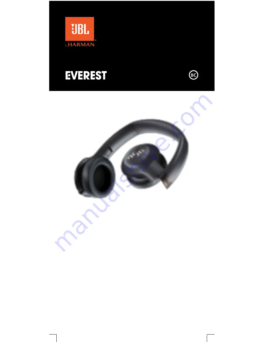 JBL Everest 310GA Quick Start Manual Download Page 1